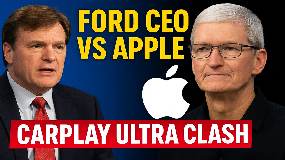 Top 5 Shocking Points by Ford CEO Jim Farley on Apple CarPlay Ultra!