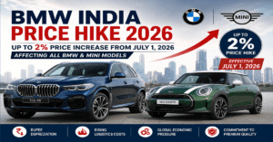 BMW India Price Hike 2026: Breaking 2% Price Surge Announced Across BMW & MINI Range