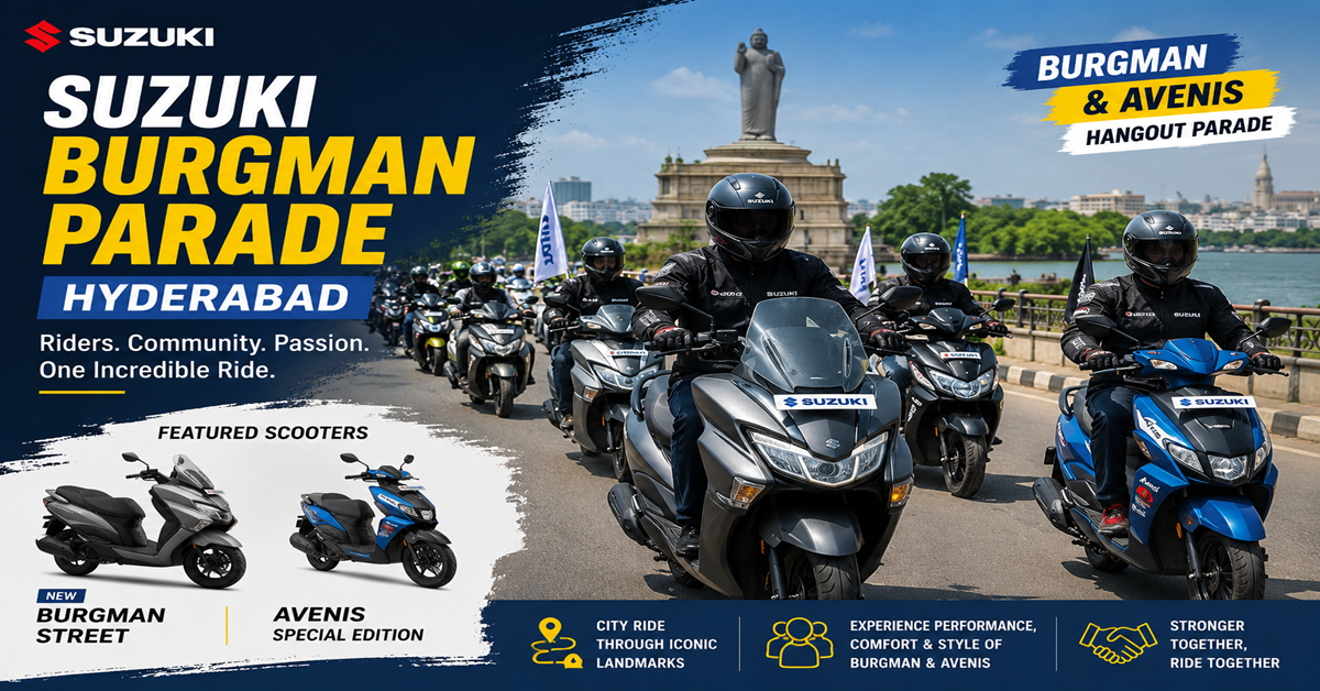 Suzuki Burgman Parade Hyderabad